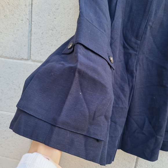 Boden | Ailesbury Linen Blend Cargo Shorts in Navy Size 6 - Picture 5 of 13